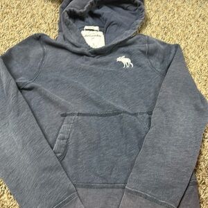 Abercrombie, kids, youth, large muscle navy hoodie